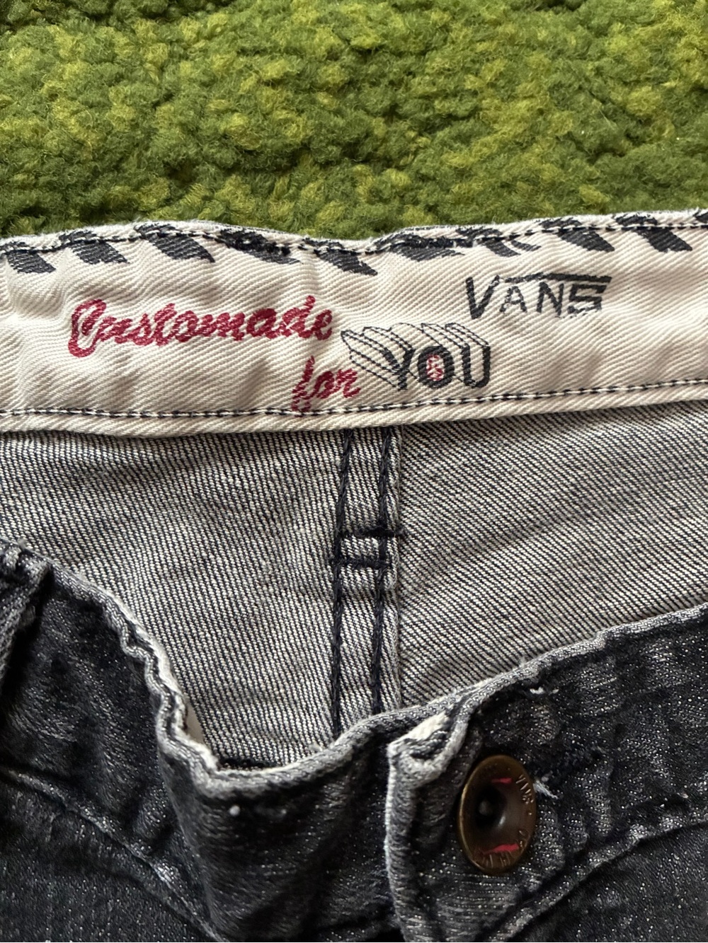 Thrashed Vans Black Slim Straight Jeans - Picture 5 of 9